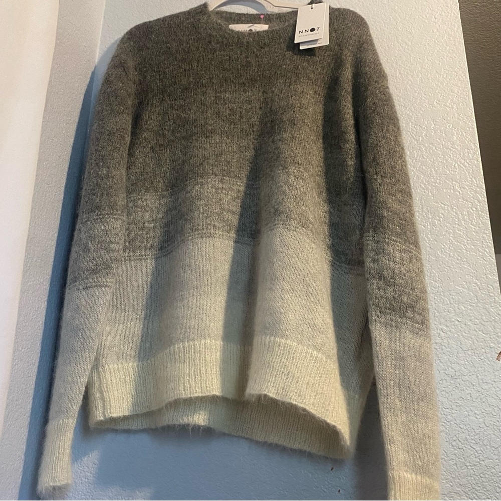 NN07 Euro Designer New With Tags Wool Grey Sweater